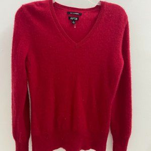 Apt 9 Red 100% Cashmere Size M Sweater